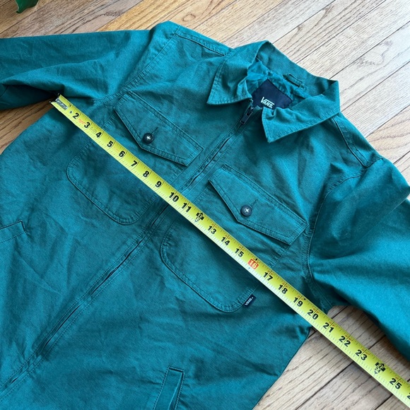 Vans Men's Green Canvas Collared Jacket - Size S - Picture 10 of 12
